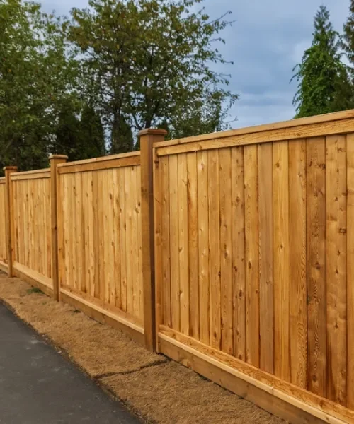 Timber privacy screen creating a more private and usable outdoor living space