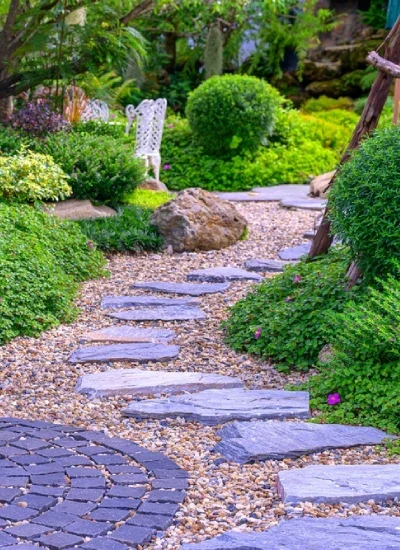 Existing landscape plan reviewed before construction to improve buildability and site fit